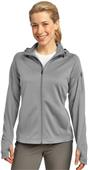 Sport-Tek Ladies Tech Fleece Full-Zip Hood Jacket