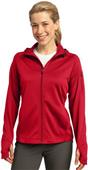 Sport-Tek Ladies Tech Fleece Full-Zip Hood Jacket