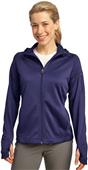 Sport-Tek Ladies Tech Fleece Full-Zip Hood Jacket
