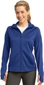 Sport-Tek Ladies Tech Fleece Full-Zip Hood Jacket