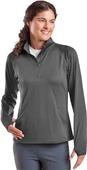 Sport-Tek Lady Sport-Wick Stretch 1/2-Zip Pullover