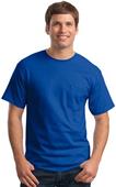 Hanes Tagless 100% Cotton T-Shirt with Pocket