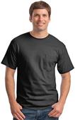 Hanes Tagless 100% Cotton T-Shirt with Pocket