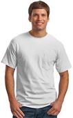 Hanes Tagless 100% Cotton T-Shirt with Pocket