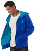 Independent Trading Men's Two-Color Zip Hoodies