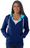 Independent Trading Junior's Two-Color Zip Hoodies