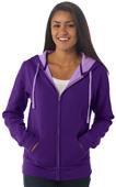Independent Trading Junior's Two-Color Zip Hoodies