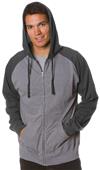 Independent Trading Mens Jersey Raglan Zip Hoodies Independent Trading Mens Jersey Raglan Zip Hoodies