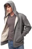 Independent Trading Mens Thermal Sherpa Zip Hoodie Independent Trading Mens Thermal Sherpa Zip Hoodie