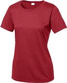 Sport-Tek Ladies' Heather Contender Scoop Neck Tee
