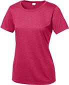 Sport-Tek Ladies' Heather Contender Scoop Neck Tee