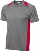 Sport-Tek Adult Heather Colorblock Contender Tee