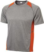Sport-Tek Adult Heather Colorblock Contender Tee