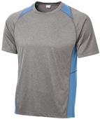 Sport-Tek Adult Heather Colorblock Contender Tee