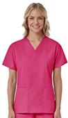 Maevn Core Women's Two Pocket V-Neck Scrub Tops Maevn Core Women's Two Pocket V-Neck Scrub Tops