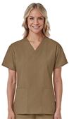 Maevn Core Women's Two Pocket V-Neck Scrub Tops Maevn Core Women's Two Pocket V-Neck Scrub Tops