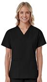Maevn Core Women's Two Pocket V-Neck Scrub Tops Maevn Core Women's Two Pocket V-Neck Scrub Tops