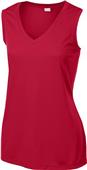 Sport-Tek Ladies' Sleeveless Competitor V-Neck Tee