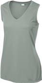 Sport-Tek Ladies' Sleeveless Competitor V-Neck Tee
