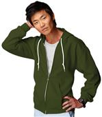 Anvil Men's Ring Spun Fashion Full Zip Hoodies Anvil Men's Ring Spun Fashion Full Zip Hoodies