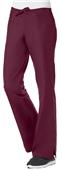 Maevn Core Petite Back Elastic Flare Scrub Pants