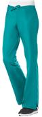 Maevn Core Petite Back Elastic Flare Scrub Pants