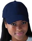 Anvil Solid Brushed Twill 6-Panel Caps