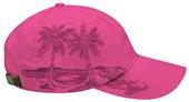 Adams Palm Trees Embroidered Caps