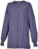 Maevn Core Unisex Round Neck Snap Scrub Jackets Maevn Core Unisex Round Neck Snap Scrub Jackets