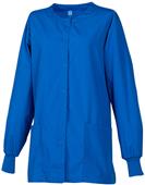 Maevn Core Unisex Round Neck Snap Scrub Jackets Maevn Core Unisex Round Neck Snap Scrub Jackets
