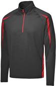 Sport-Tek Wick Stretch 1/2-Zip Colorblock Pullover