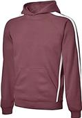 Sport-Tek Sleeve Stripe Pullover Hooded Sweatshirt