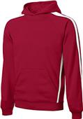 Sport-Tek Sleeve Stripe Pullover Hooded Sweatshirt