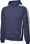 Sport-Tek Sleeve Stripe Pullover Hooded Sweatshirt