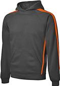 Sport-Tek Sleeve Stripe Pullover Hooded Sweatshirt