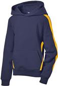 Sport-Tek Youth Sleeve Stripe Pullover Sweatshirt