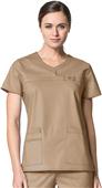 WonderWink Patience Curved Notch Neck Scrub Top WonderWink Patience Curved Notch Neck Scrub Top