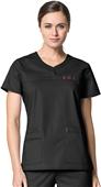 WonderWink Patience Curved Notch Neck Scrub Top WonderWink Patience Curved Notch Neck Scrub Top
