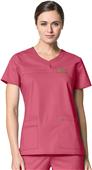 WonderWink Patience Curved Notch Neck Scrub Top WonderWink Patience Curved Notch Neck Scrub Top
