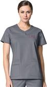 WonderWink Patience Curved Notch Neck Scrub Top WonderWink Patience Curved Notch Neck Scrub Top