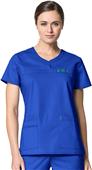 WonderWink Patience Curved Notch Neck Scrub Top WonderWink Patience Curved Notch Neck Scrub Top