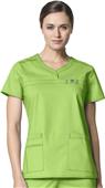 WonderWink Patience Curved Notch Neck Scrub Top WonderWink Patience Curved Notch Neck Scrub Top