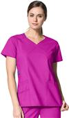 WonderWink Charity Fashion Y-Neck Scrub Top WonderWink Charity Fashion Y-Neck Scrub Top