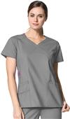 WonderWink Charity Fashion Y-Neck Scrub Top WonderWink Charity Fashion Y-Neck Scrub Top