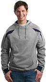 Sport-Tek Color-Spliced Pullover Hooded Sweatshirt