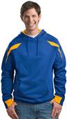 Sport-Tek Color-Spliced Pullover Hooded Sweatshirt