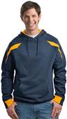 Sport-Tek Color-Spliced Pullover Hooded Sweatshirt