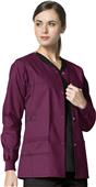 WonderWink Constance Snap Front Scrub Jacket WonderWink Constance Snap Front Scrub Jacket
