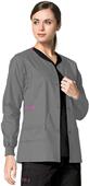 WonderWink Constance Snap Front Scrub Jacket WonderWink Constance Snap Front Scrub Jacket