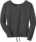 District Juniors Core Fleece Wide Neck Pullover